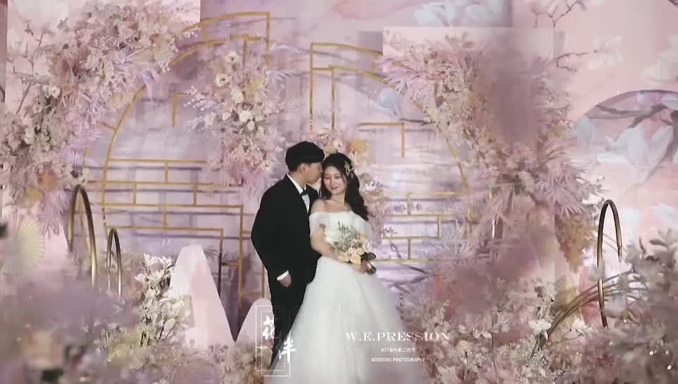 【花伴婚礼】樱花粉新中式婚礼