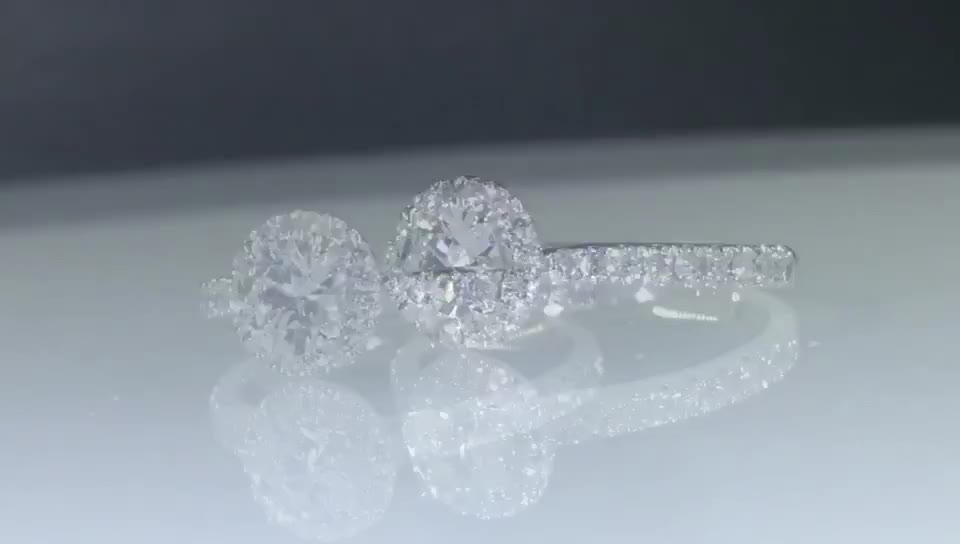 【钻戒】30分主钻 18K金钻戒 向日葵款