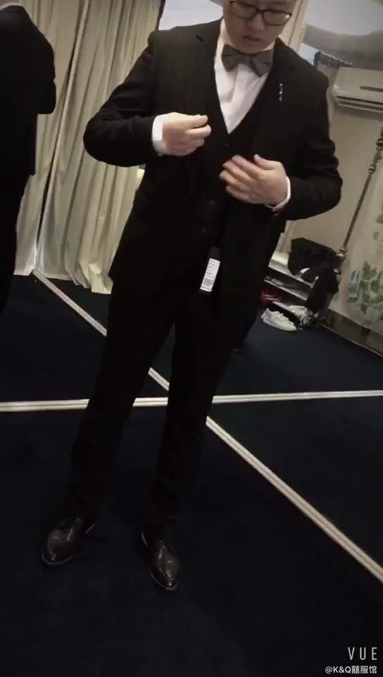 超高性价比西装三件套  结婚年会司仪主持西装