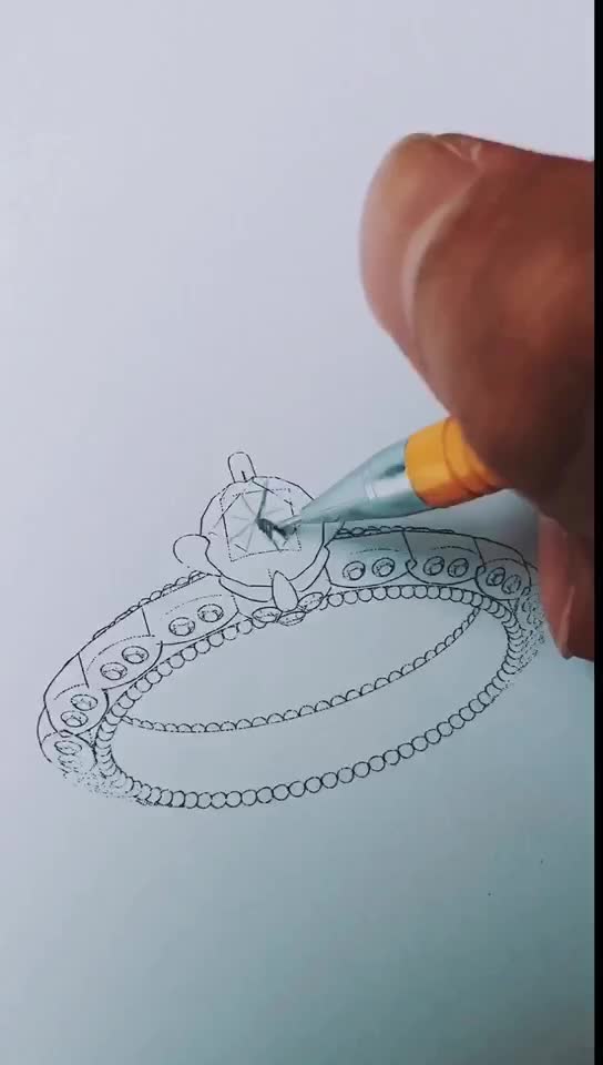 蒂维●斯特-【永恒、爱】18K钻戒 