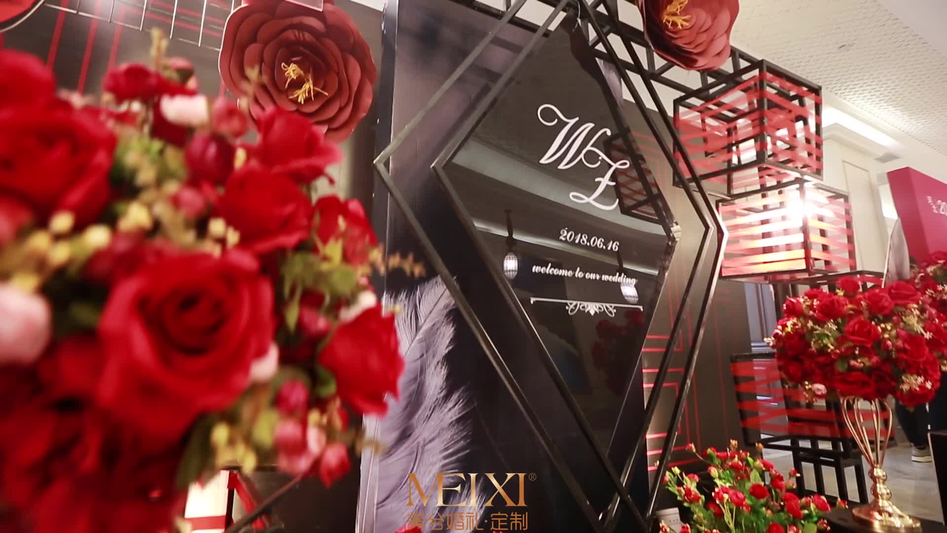 【红黑简约】时尚大气的红与黑-铂爵宫获奖作品