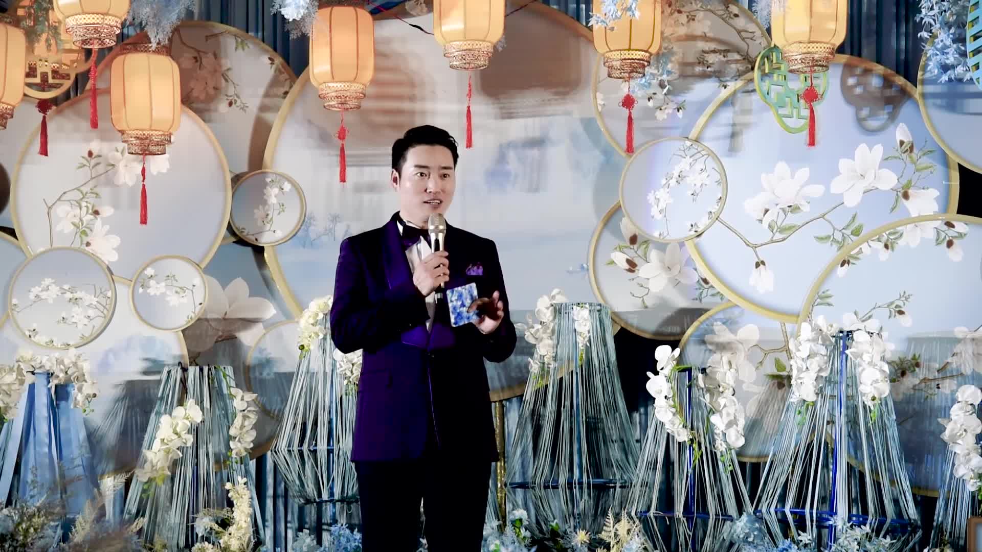 主持人王硕杭州超温暖婚礼现场视频