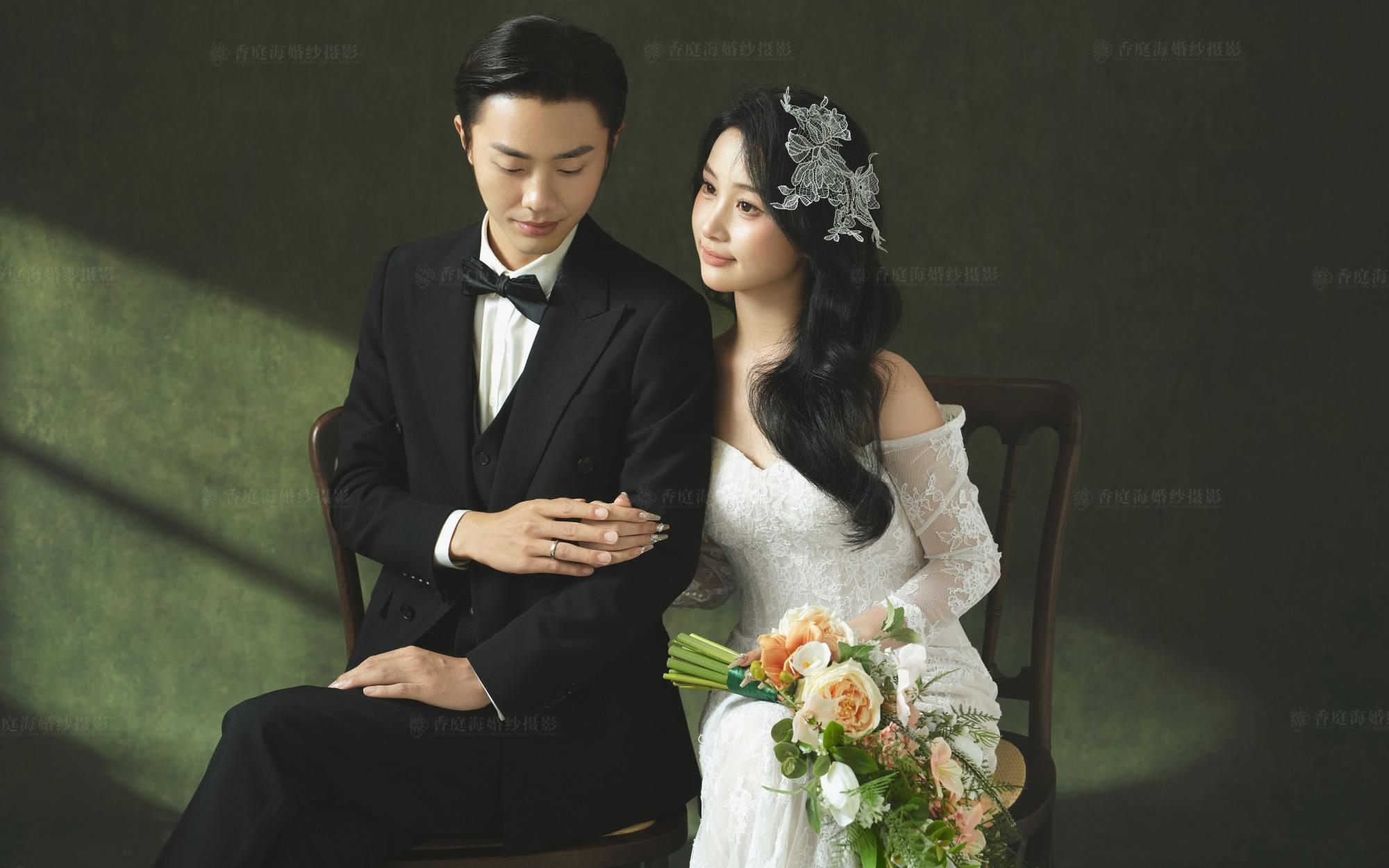 妥妥精致感，威海复古油画婚纱照