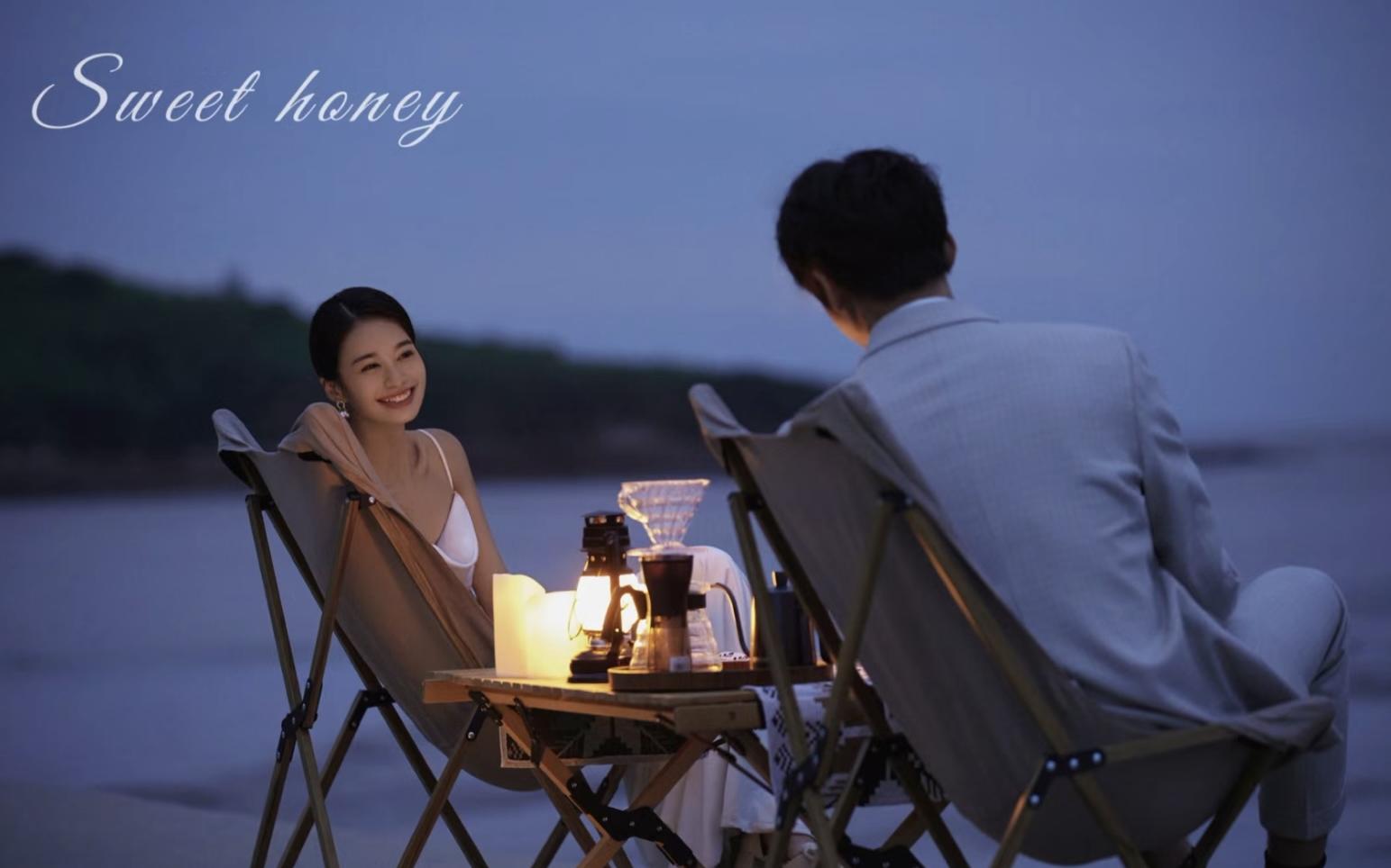唯艺婚纱摄影～海边夜景