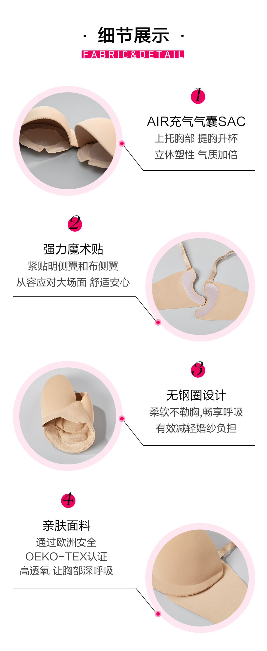 【正品授權(quán)】臺灣波波小姐充氣隱形文胸  立體承托 可大可小