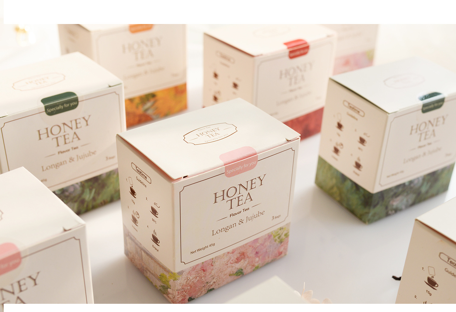 HONEYTEA喜茶结婚伴娘伴手礼小礼品 桂圆红枣养生茶