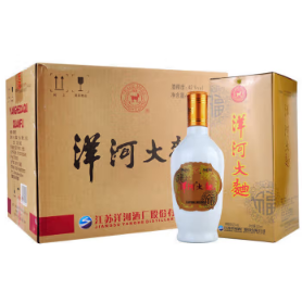 洋河大曲大全福42度500ml*6瓶整箱裝糧食濃香型白酒